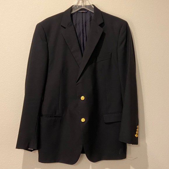 BRAND 🆕 Brooks Brothers Suit Jacket - Black - Picture 6 of 14
